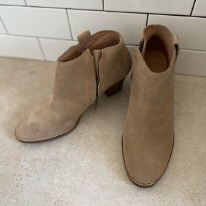 NEW Madewell Suede booties size 7.5